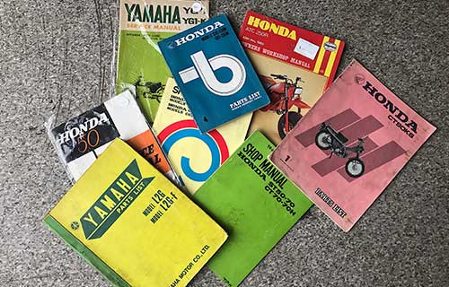 Service Manuals, Parts Lists 